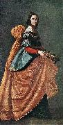 Francisco de Zurbaran Santa Isabel de Portugal Sweden oil painting artist